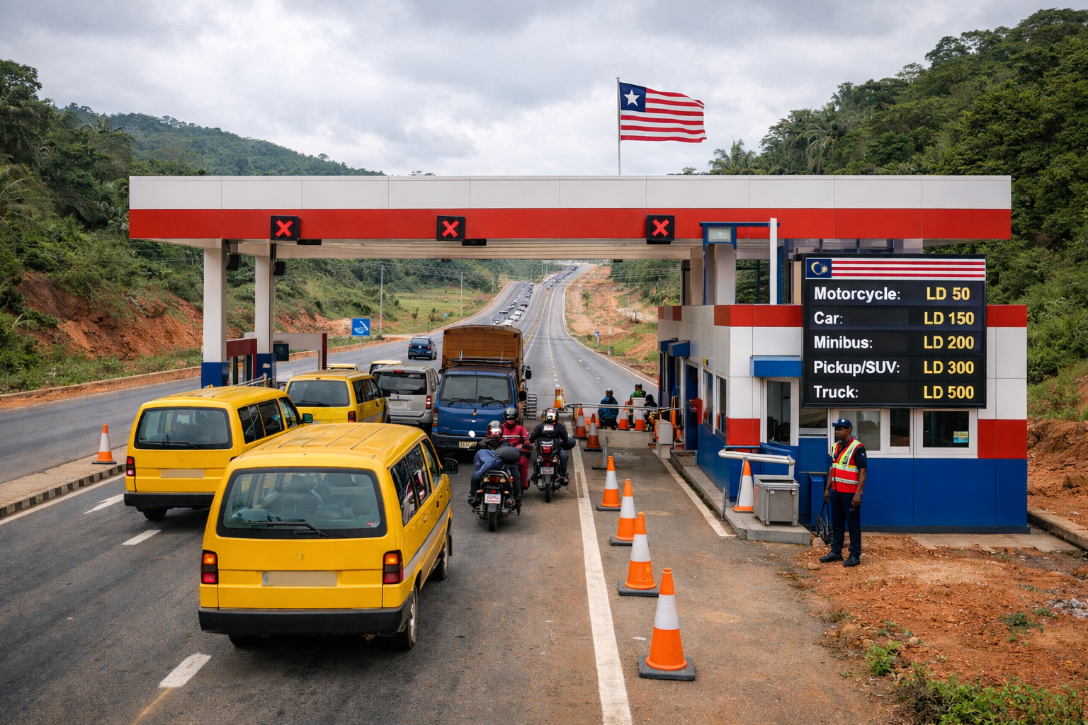 Toll Policy Road Financing Liberia